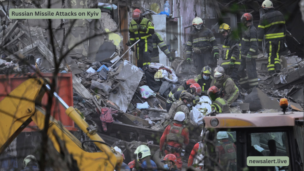 Russian Missile Attacks on Kyiv: Deadly Strikes Leave Devastation Ahead of Trump’s Deadline