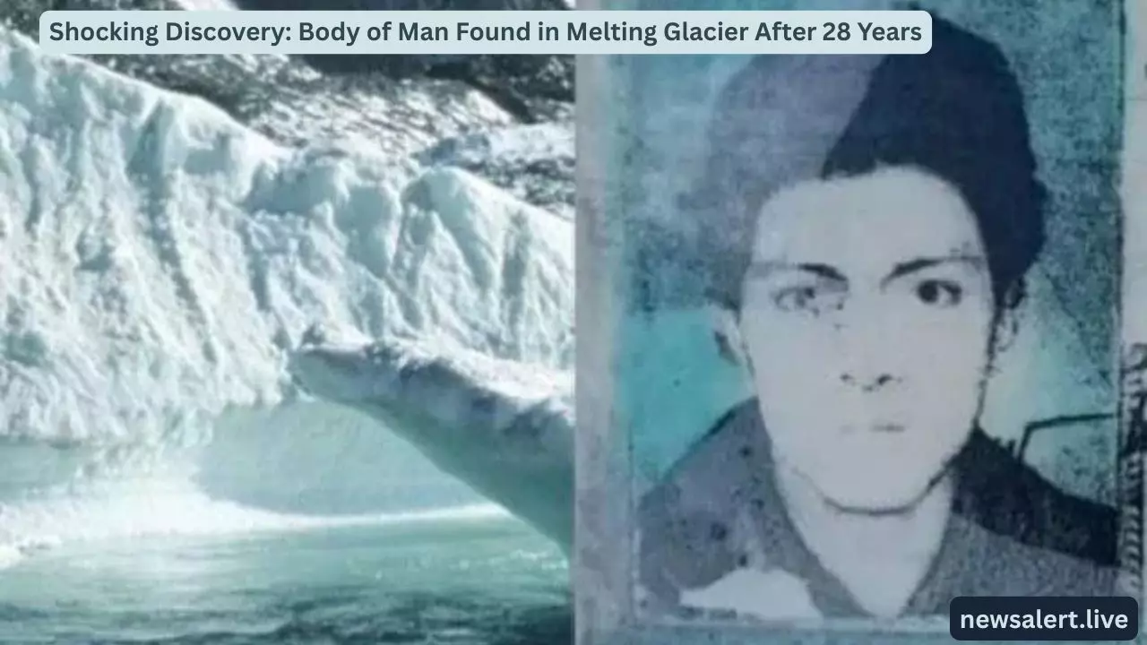 Shocking Discovery: Body of Man Found in Melting Glacier After 28 Years