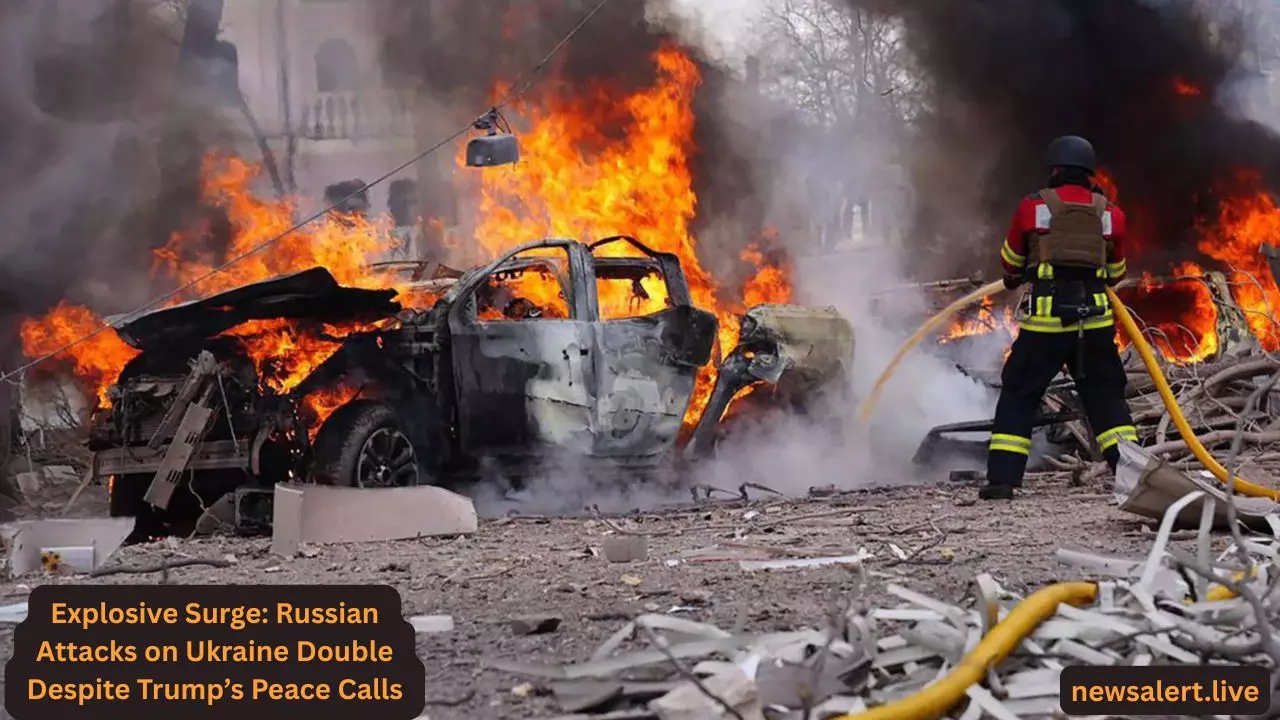 Explosive Surge: Russian Attacks on Ukraine Double Despite Trump’s Peace Calls